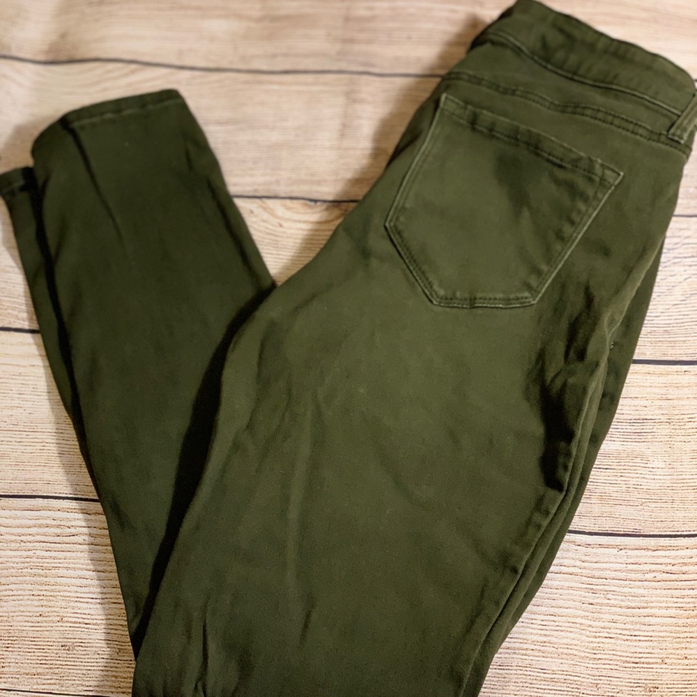 Old Navy Rockstar Olive Green Skinny Pant